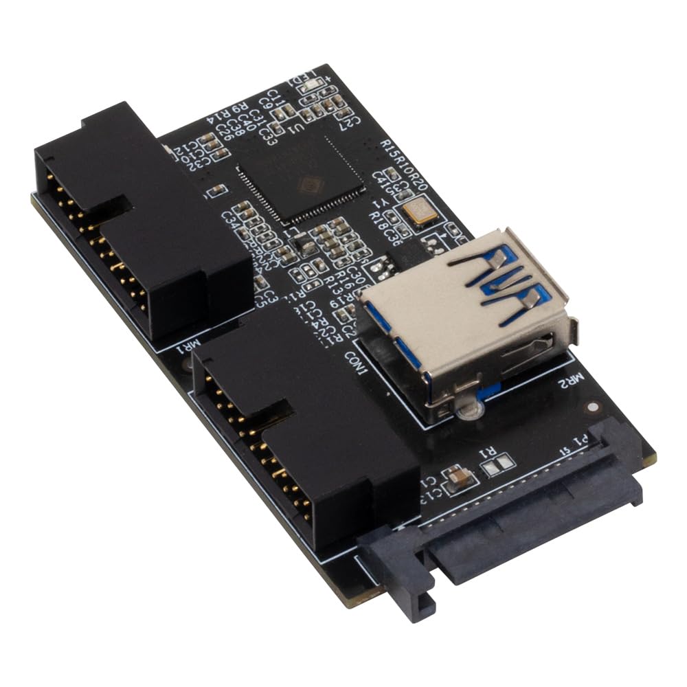 Amazon.co.jp: アイネックス USB3.0ヘッダー 2分配ハブ HUB-09